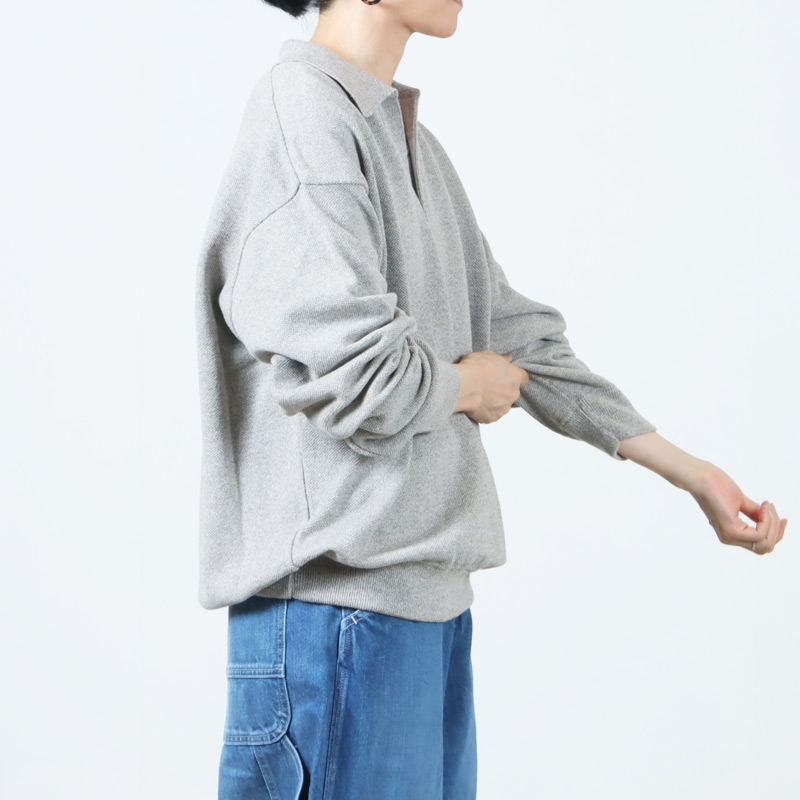 crepuscule (クレプスキュール) Co/Wo Moss Stitch Skipper / コットン