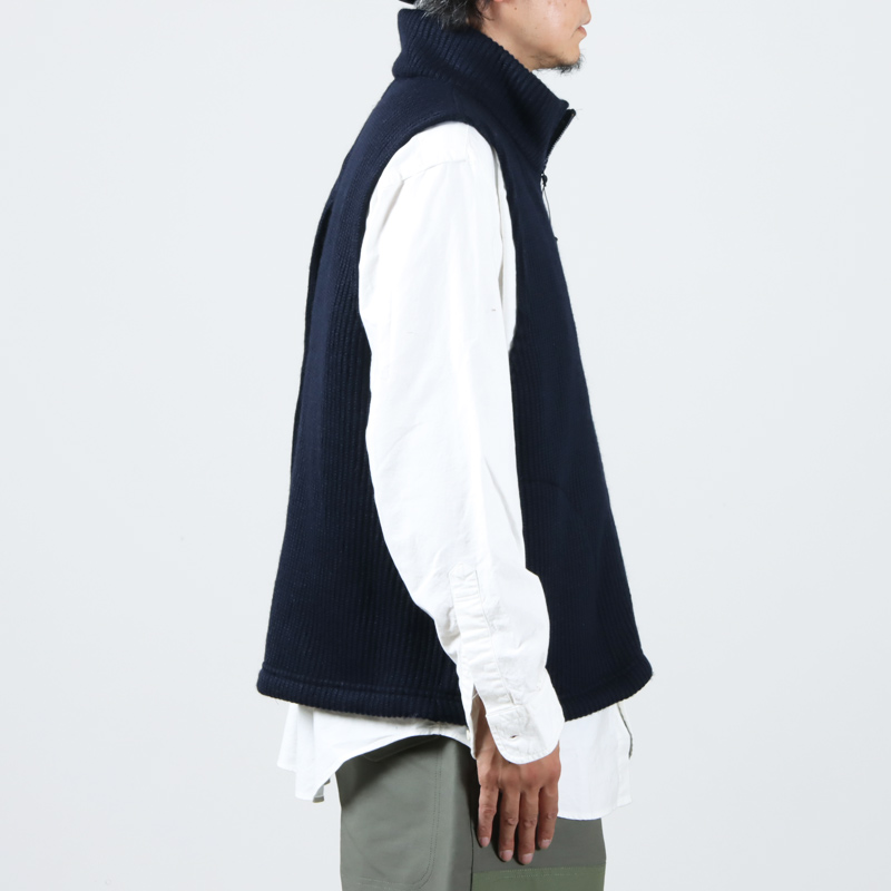ENGINEERED GARMENTS (エンジニアードガーメンツ) High Mock Knit Vest