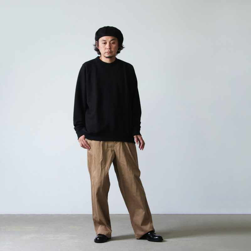 Graphpaper (グラフペーパー) LOOPWHEELER for GP Raglan Sweat