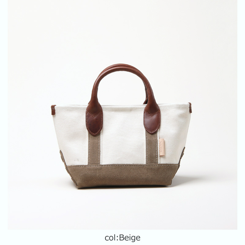 Hender Scheme (エンダースキーマ) campus suede handle tote S