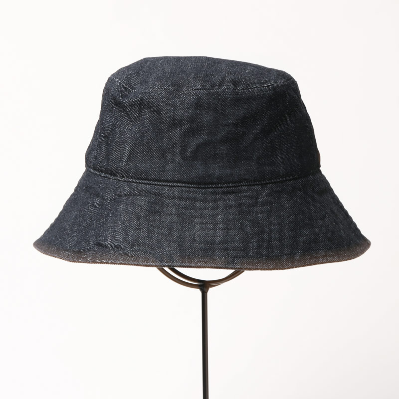 KIJIMA TAKAYUKI (キジマタカユキ) ORGANIC COTTON DENIM BUCKET HAT