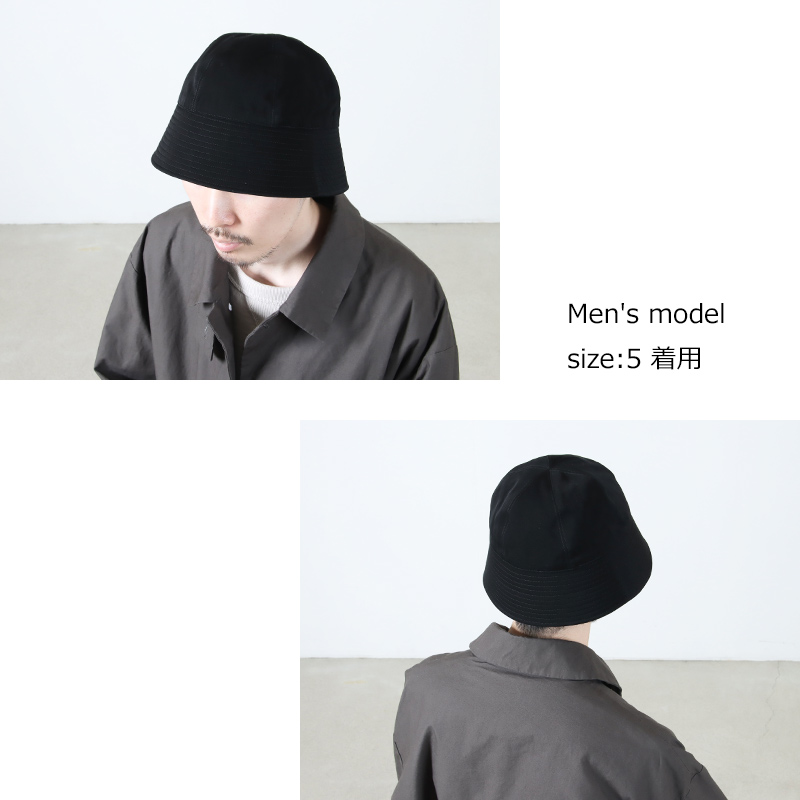 KIJIMA TAKAYUKI (キジマタカユキ) CUPRO POLY SATIN SAILOR HAT