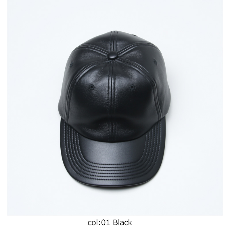 KIJIMA TAKAYUKI (キジマタカユキ) LAMBSKIN 6PANEL CAP / ラムスキン6