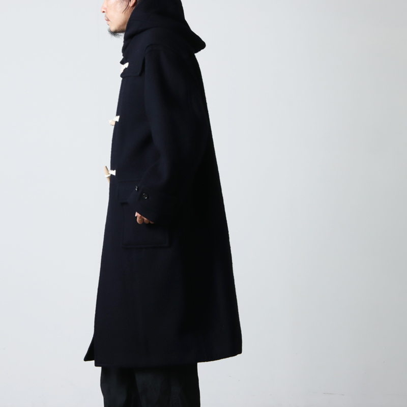 blurhmsROOTSTOCK (ブラームス ルーツストック) Wool Melton Duffle