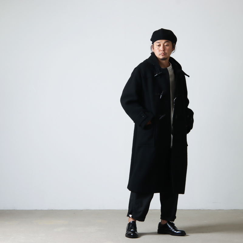 blurhmsROOTSTOCK (ブラームス ルーツストック) Wool Melton Duffle