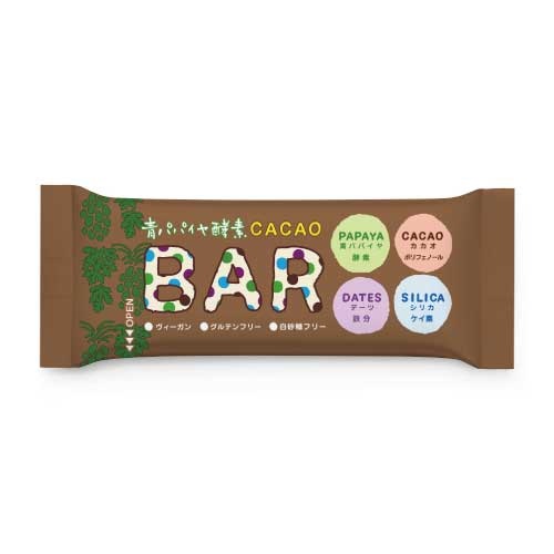 Bio-Normalizer】青パパイヤ酵素入り カカオベリーバー ｜｜Cosme