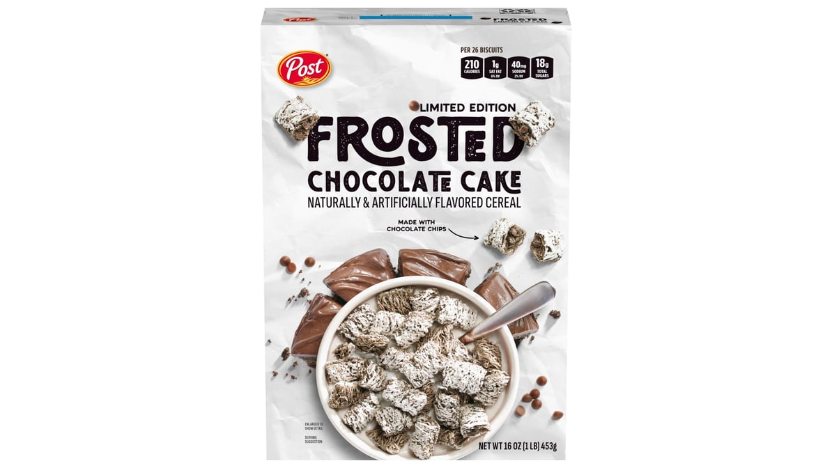 Post Frosted Limited Edition Chocolate Cake Cereal (16 oz