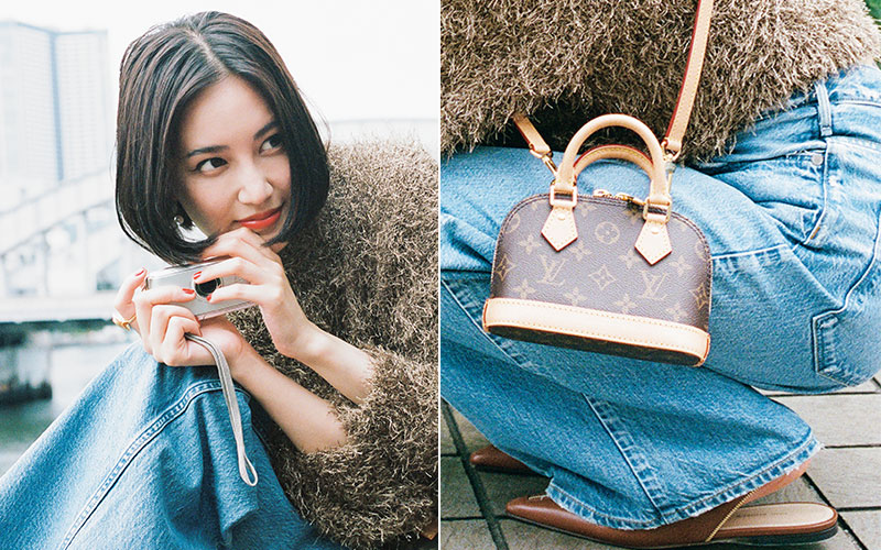 ルイ・ヴィトン】ミニバッグでフッ軽に！スマホとカメラとリップだけで