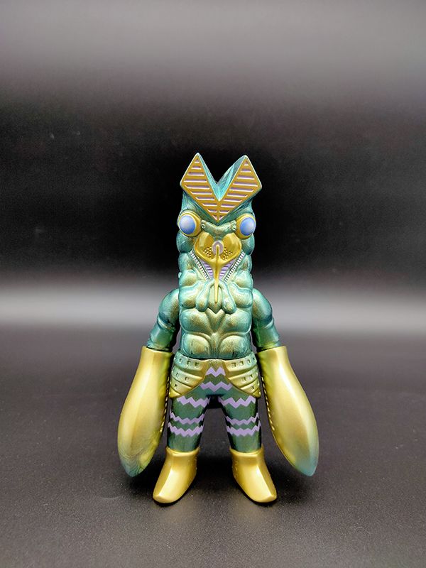 ONE UP x KAIJIN 軟膠奧特曼系列巴爾坦星人2020 WF 冬季限定中古品-B級