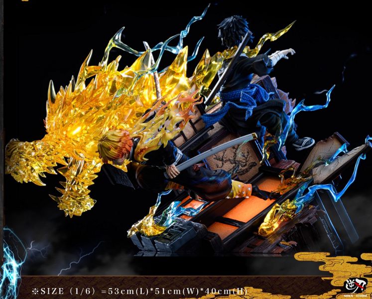 鬼滅の刃 我妻善逸 火雷神 血痕Ver.ガレージキットGK フィギュア 鬼滅