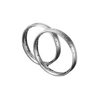 DID ポリッシュE型アルミリム フロント用 リムサイズ2.50-18 - バイク