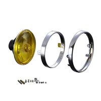 888ドライビングランプ フルキット クリアーレンズ/メッキケース - バイク