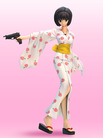 ブラック・キャット ミナツキ・サヤ 未塗装組立フィギュア [グリフォン