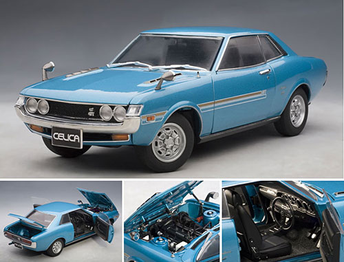 1/18 ダイキャスト・モデルカー トヨタ セリカ 1600GT（ブルー