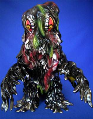 怪獣巌流島 ヘドラ（ブラック） ソフビ製フィギュア[ギガブレイン