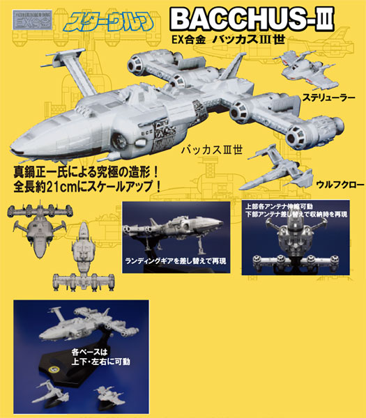 EX合金 スターウルフ バッカスIII世 塗装済みダイキャストモデル