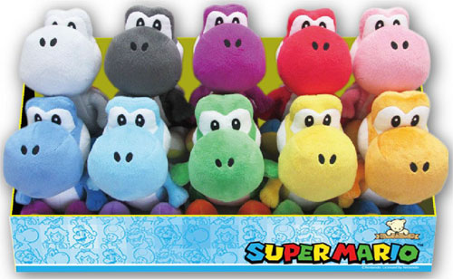 スーパーマリオ ヨッシー Sサイズぬいぐるみ カラフルアソートセット