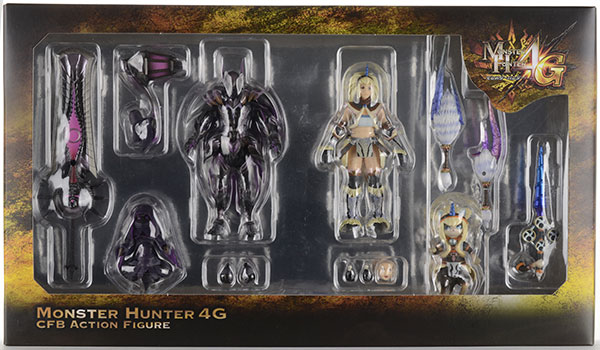 モンスターハンター4G フル可動CFBアクションモデル 4体セット（イー