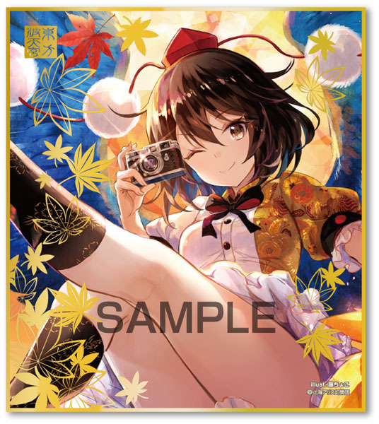 波天宮『東方Project』ミニ色紙～Brilliant Selection～「射命丸文