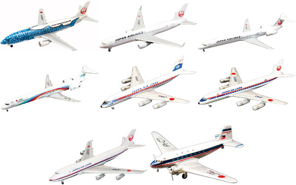 JAL ウイングコレクション5 10個入りBOX (食玩)（再販）[エフトイズ