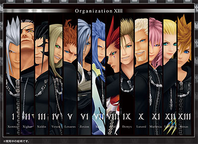ジグソーパズル キングダムハーツ Organization XIII 1000ピース (D