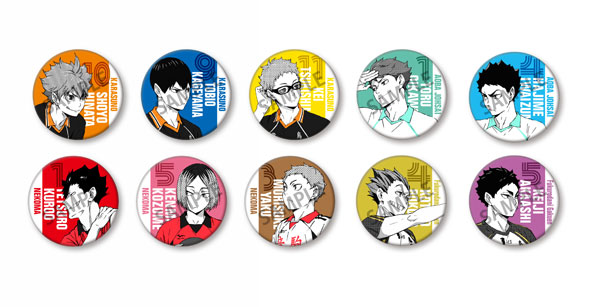 ハイキュー！！ ポートレート トレーディング缶バッジ 10個入りBOX