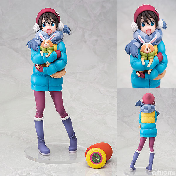 ゆるキャン△ 斉藤恵那＆ちくわ 1/7 完成品フィギュア[ウイング]【送料