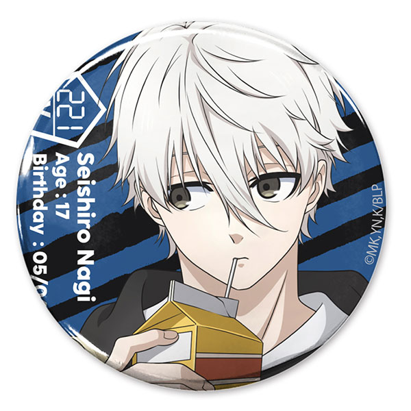 ブルーロック あたり付き缶バッジ 凪誠士郎 プリンセスカフェ TVアニメ