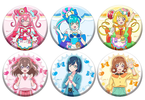 デリシャスパーティプリキュア ホログラム缶バッジ 6個入りBOX[Brujula