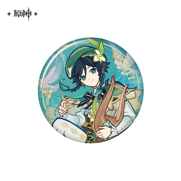 原神 七聖召喚大会シリーズ キャラ缶バッジ ウェンティ[miHoYo]《発売