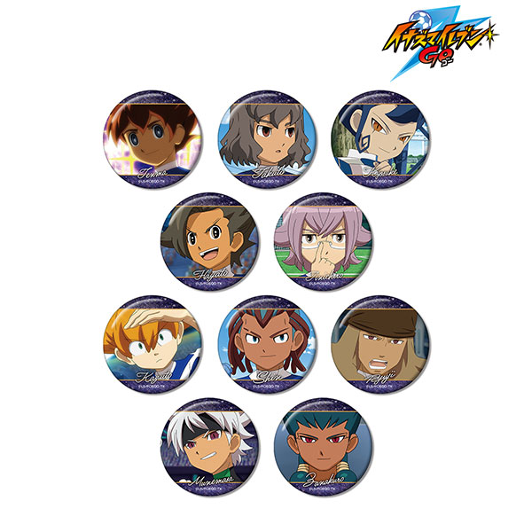 イナズマイレブンGO トレーディング場面写グリッター缶バッジ