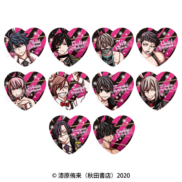 トレーディングハート缶バッジ 桃源暗鬼 10個入りBOX[マリモクラフト