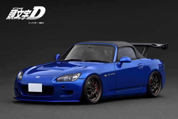 1/18 INITIAL D Honda S2000 (AP1) Blue Metallic[イグニッション