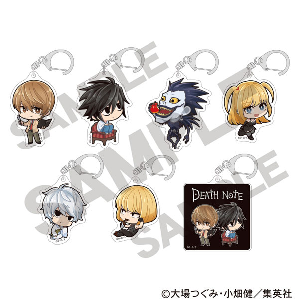DEATH NOTE トレーディングアクリルキーホルダー 7個入りBOX（再販