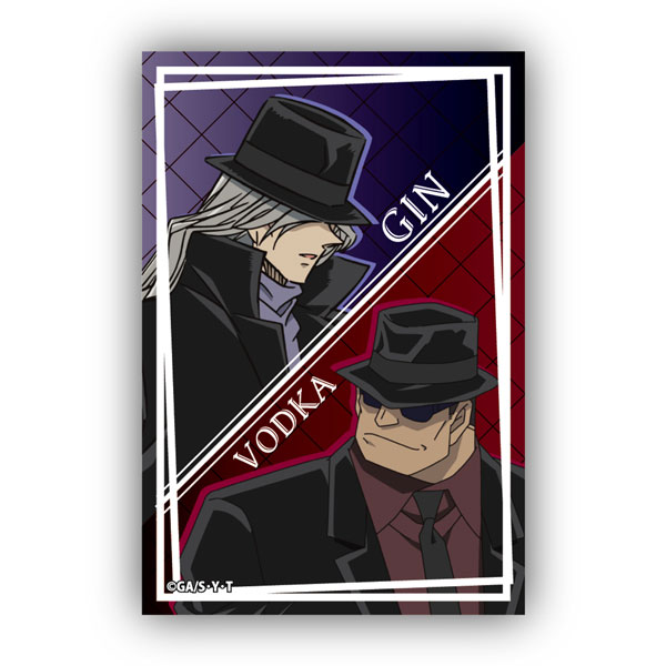 名探偵コナン スクエア型缶バッジVol.3 ジン＆ウォッカ[ゼロジーアクト
