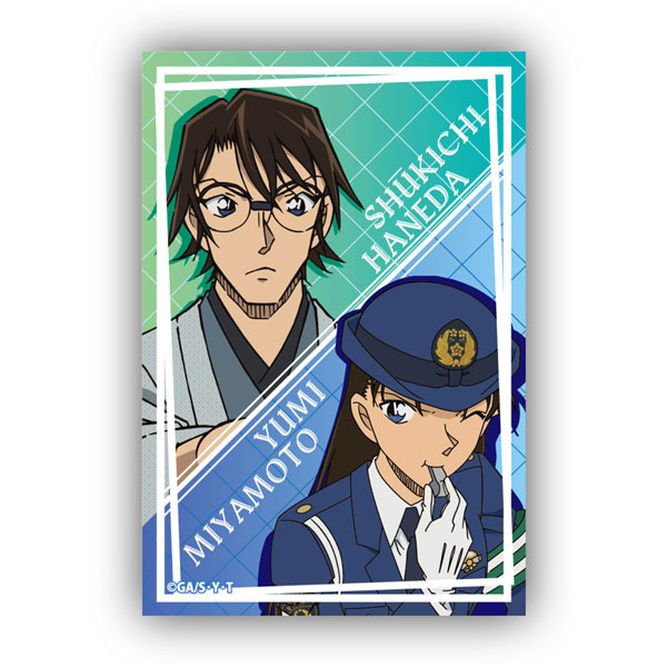 名探偵コナン スクエア型缶バッジVol.4 羽田秀吉＆宮本由美