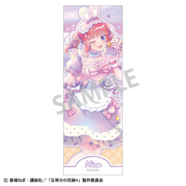 五等分の花嫁* ロングスクエア缶バッジ 中野二乃 アイス屋さん