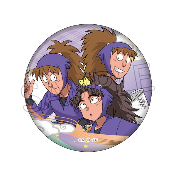 忍たま乱太郎 缶バッジ -いろはの段- 竹谷八左ヱ門＆不破雷蔵＆鉢屋