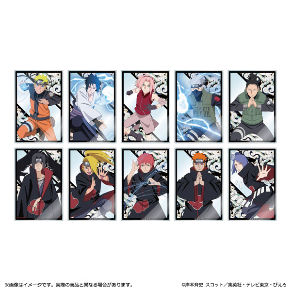 NARUTO-ナルト- 疾風伝』 トレーディングアクリルプレート 10個入りBOX