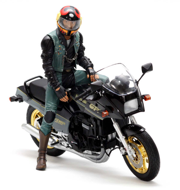 スタチュー＋バイクセット 1/12 キリン モヒ＋GPZ900R改[マイル