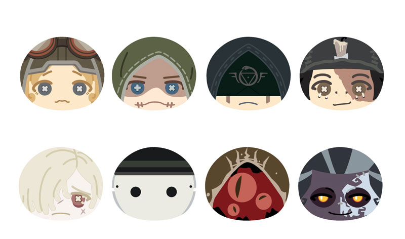 第五人格』おまんじゅうにぎにぎマスコットが登場！庭師、写真家