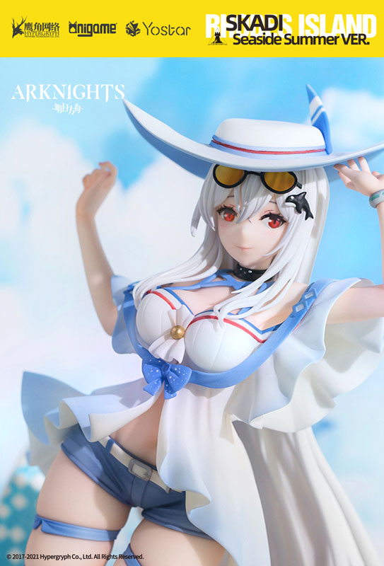 中古】(本体A/箱B)アークナイツ スカジ ウェーブライダーWR04 Ver. 1/7