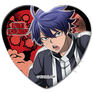 TVアニメ「桃源暗鬼」第1弾 ハート型缶バッジ YF (矢颪碇)[シンク