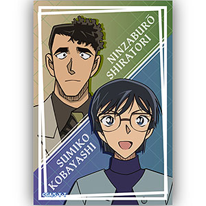 名探偵コナン スクエア型缶バッジVol.4 羽田秀吉＆宮本由美