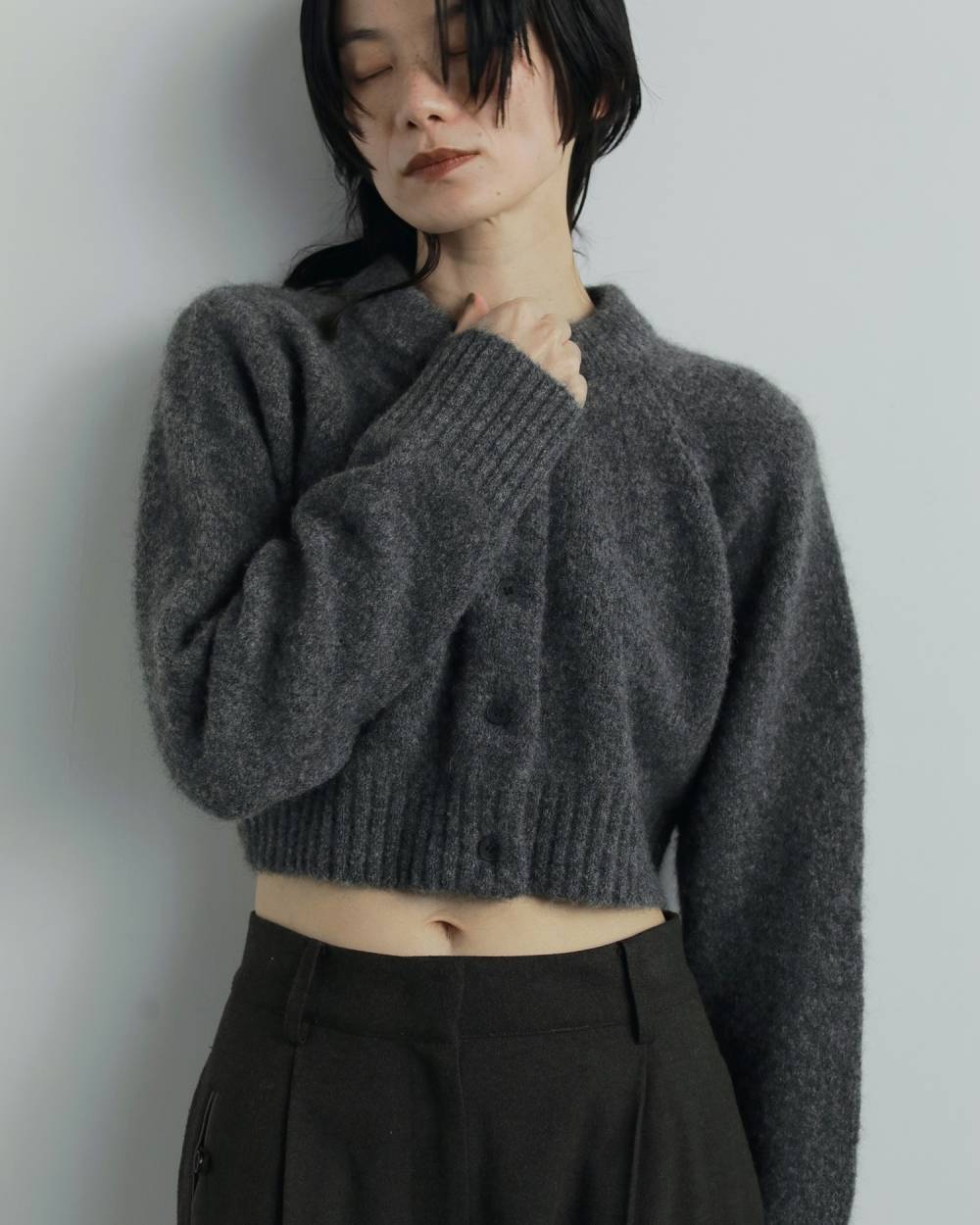 ànuke online store（アンヌーク） / Melange Knit CardiganMelange