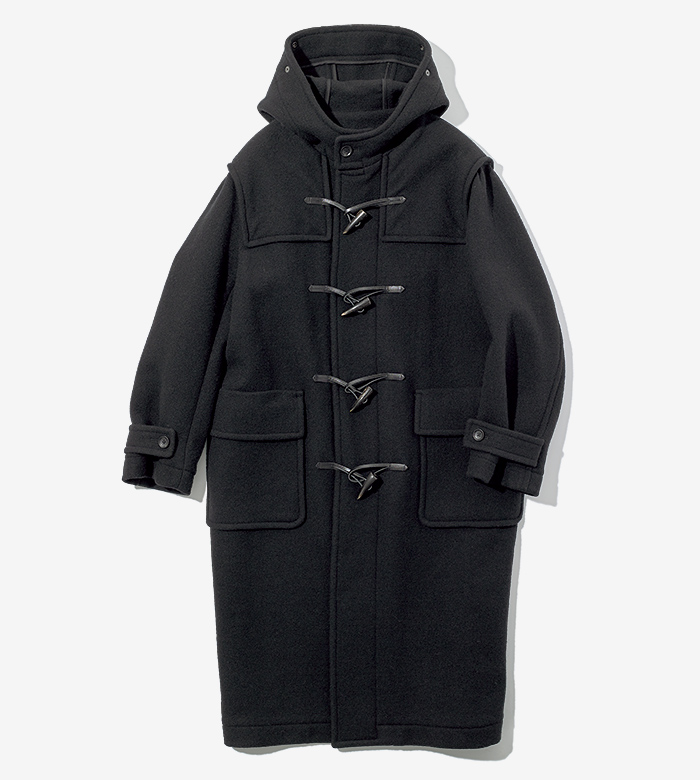 上質な素材とロング丈が大人っぽい〈イレーヴ〉のダッフルコート