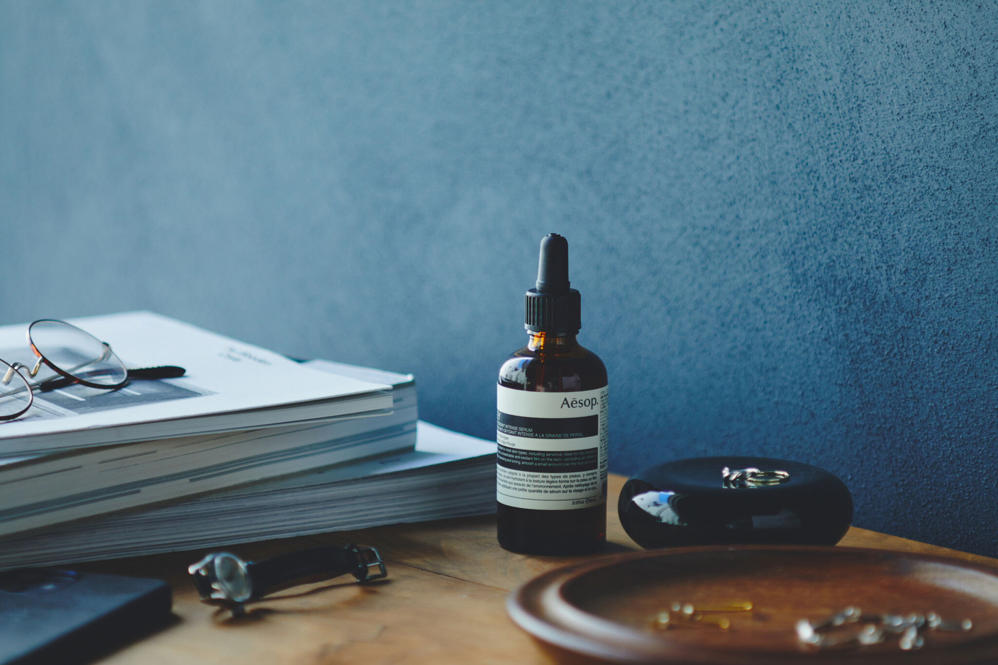 イソップ〉の「パセリ フェイシャル インテンス セラム」で、日々を