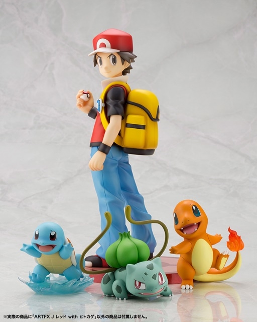 ポケモン』レッド＆ヒトカゲがARTFX Jシリーズでフィギュア化