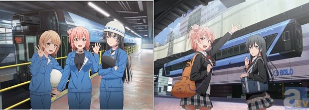 俺ガイル』×千葉モノレール、新規コラボイラスト2種が公開