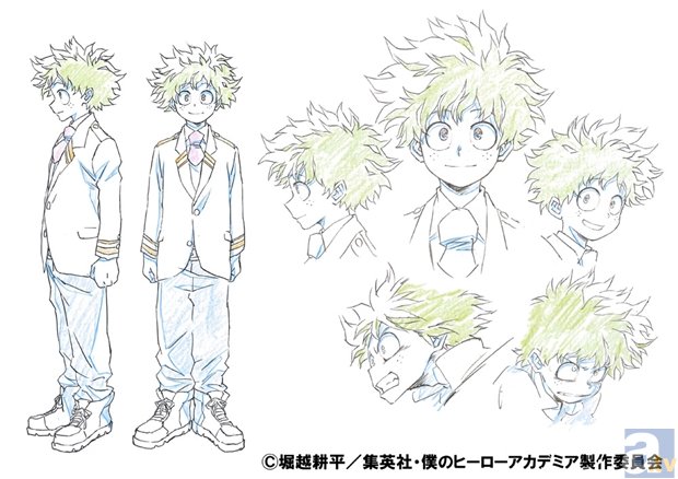 僕のヒーローアカデミア』馬越嘉彦氏によるキャラ設定画が公開
